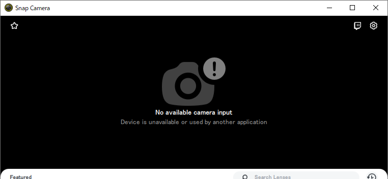 Zoom Snap Camera No Available Camera Input エラーでsnap Cameraが使えない場合の対策