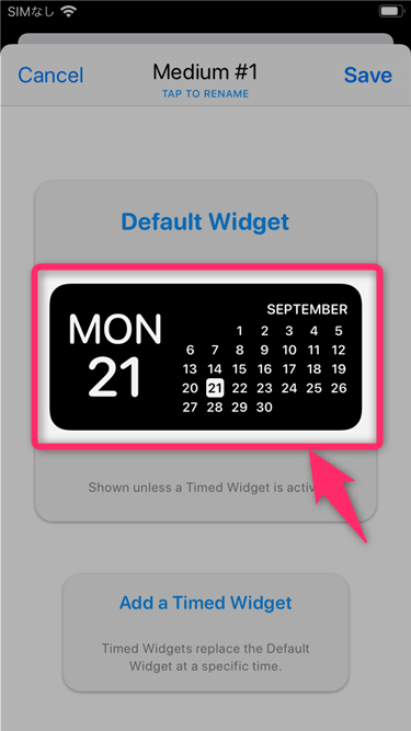 Ios14 Widgetsmithでカレンダーをホーム画面に表示する方法